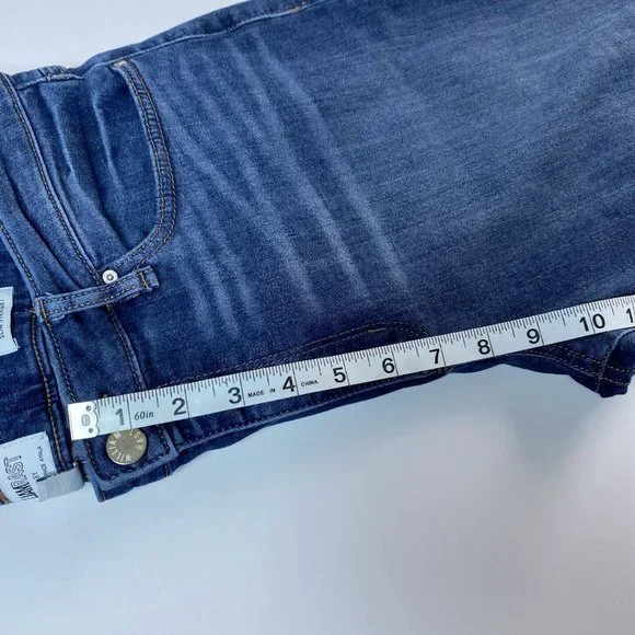 William Rast, blue mid rise Slim Straight jeans, size 12/31 - Picture 7 of 9